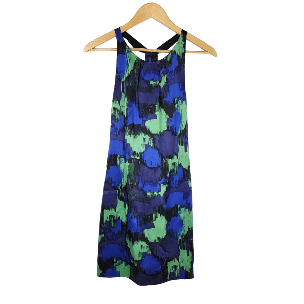 Calvin Klein Silk Abstract Racerback Dress 2